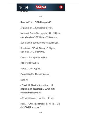 Basında biz — basın kupürü